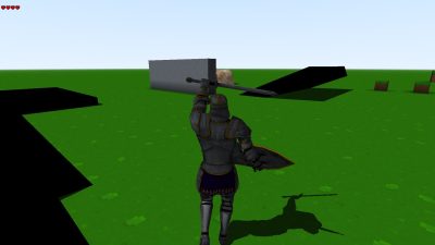 Separate upper and lower body animations